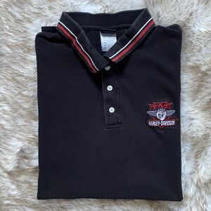 Vintage Harley Davidson Warner Bros Taz Polo Shirt